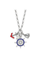 Brighton Brighton JM0008 Americana Yacht Club Charm Necklace