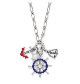 Brighton Brighton JM0008 Americana Yacht Club Charm Necklace
