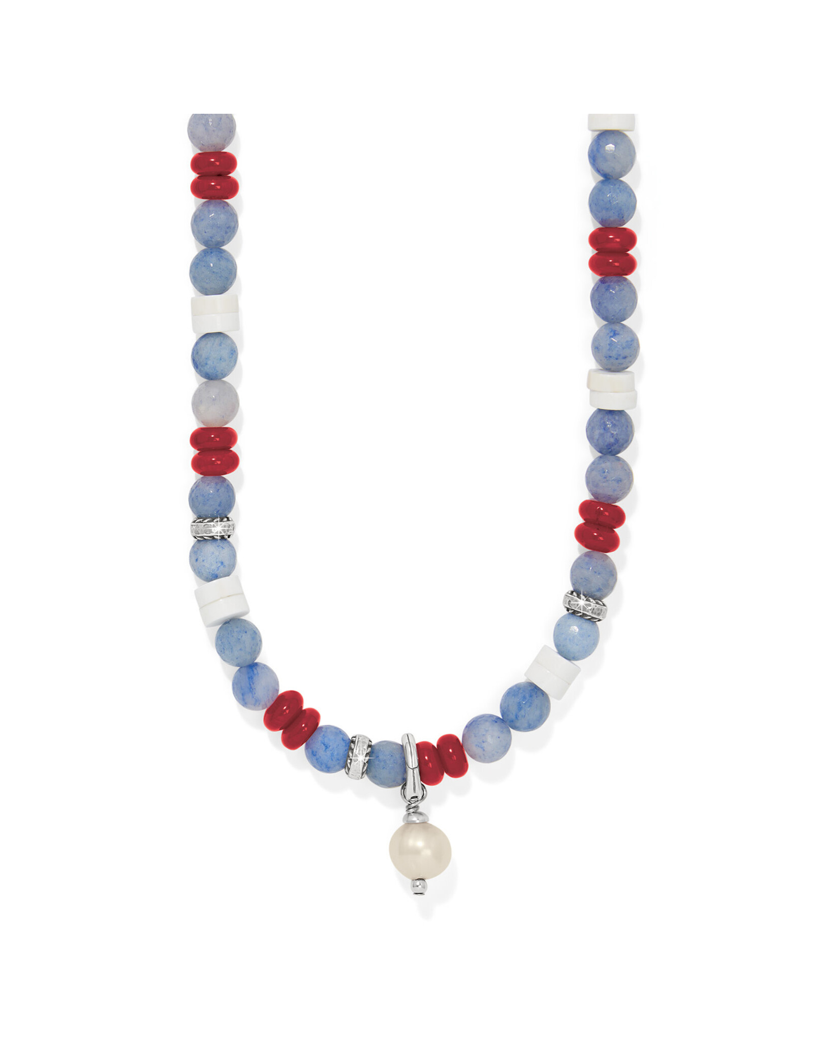 Brighton Brighton JM0009 Americana Beach Pearl Charm Necklace