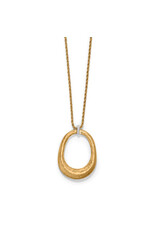 Brighton Brighton JM0026 Meridian Geo Open Ring Pendant Necklace