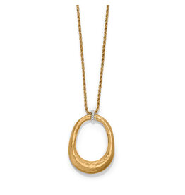 Brighton Brighton JM0026 Meridian Geo Open Ring Pendant Necklace