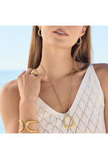 Brighton Brighton JM0026 Meridian Geo Open Ring Pendant Necklace