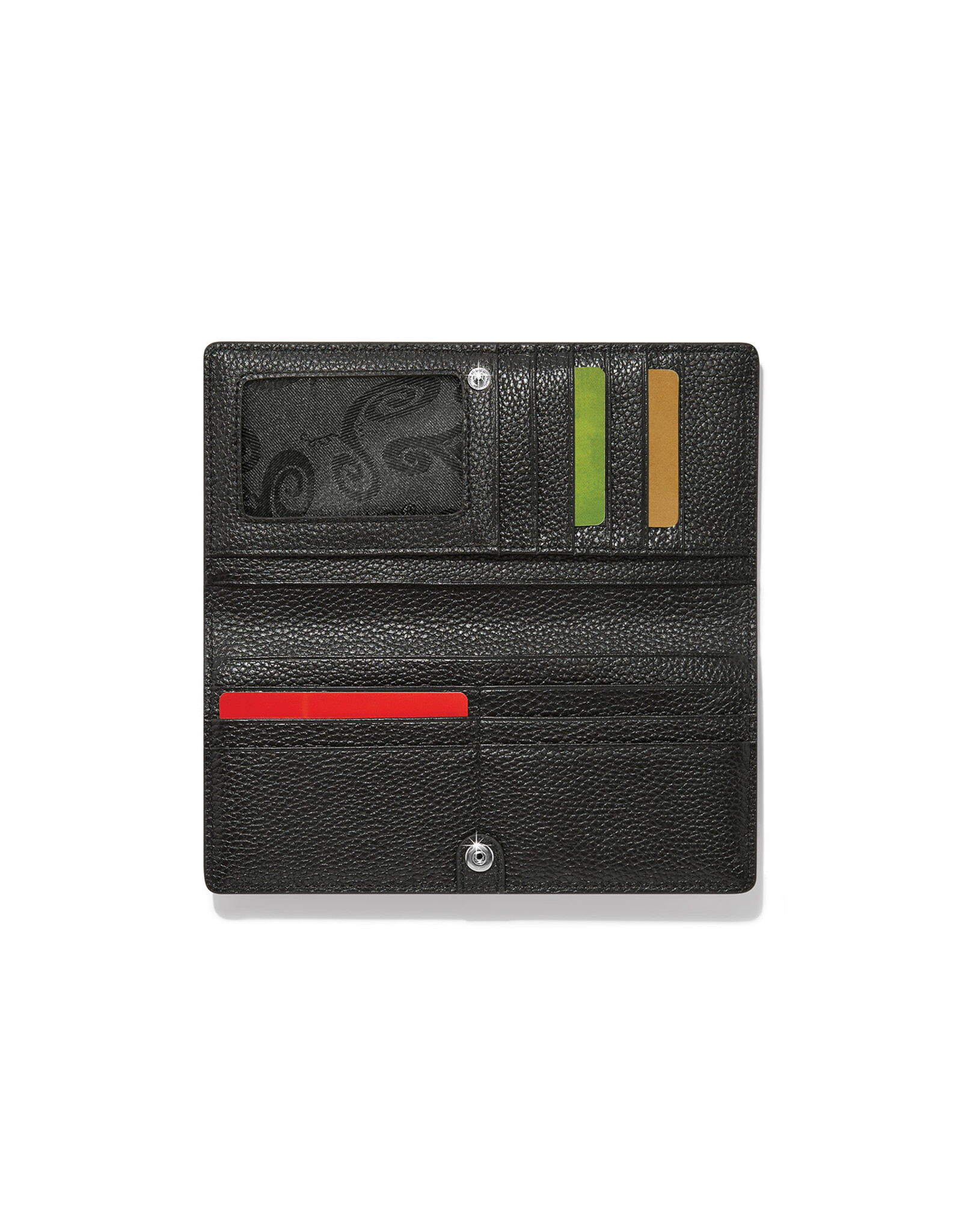Brighton Brighton T35873 Black Interlok Harmony Slim Folio