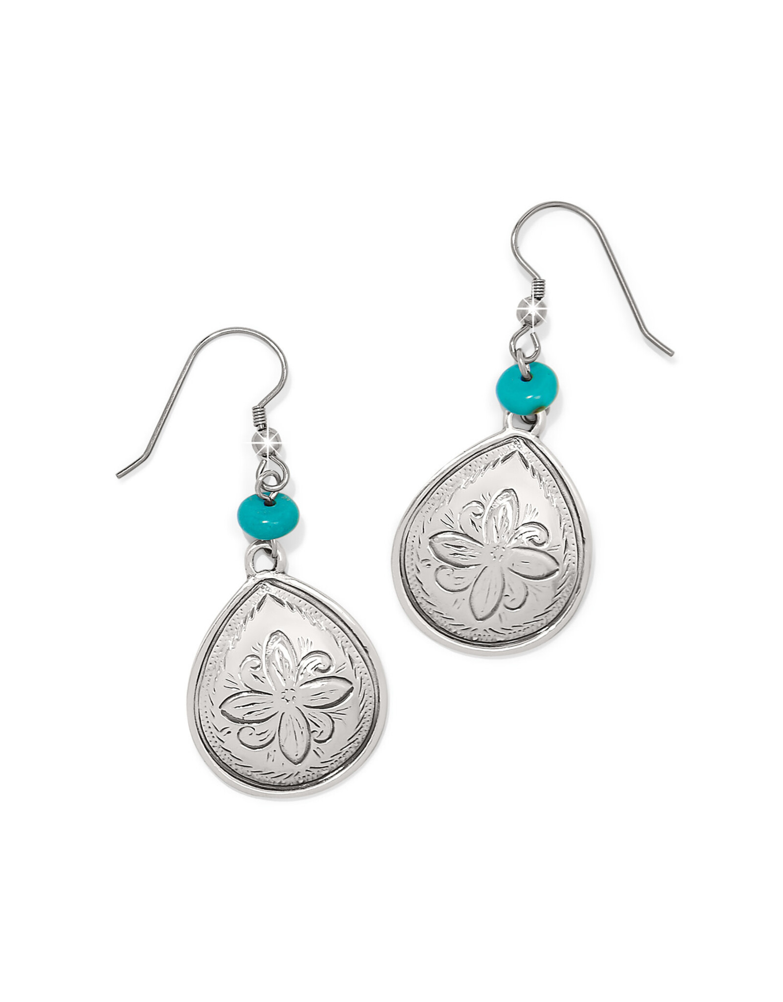 Brighton Brighton JA0163 Mosaic Horizon Turquoise French Wire Earring