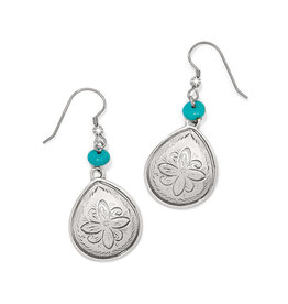 Brighton Brighton JA0163 Mosaic Horizon Turquoise French Wire Earring
