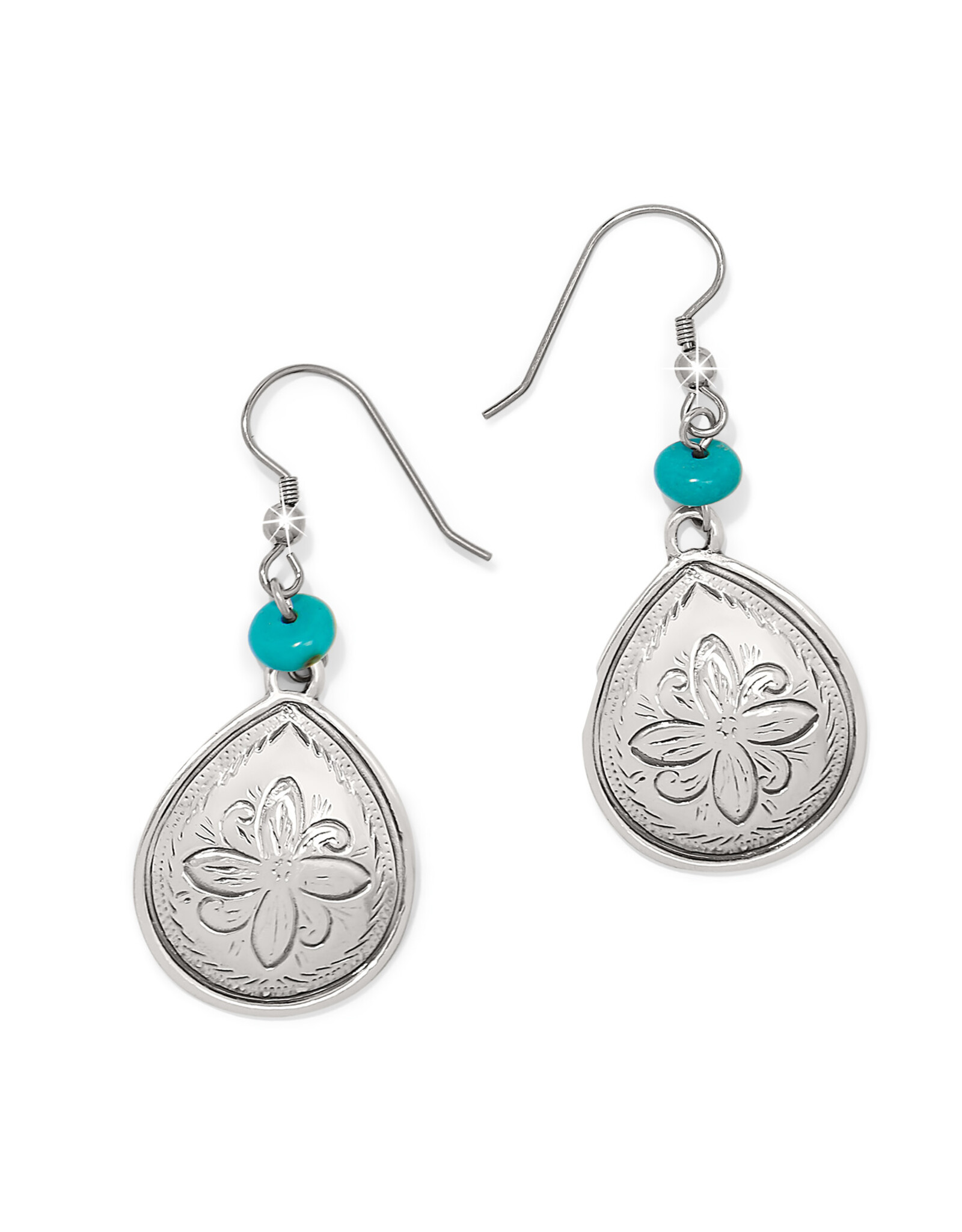 Brighton Brighton JA0163 Mosaic Horizon Turquoise French Wire Earring