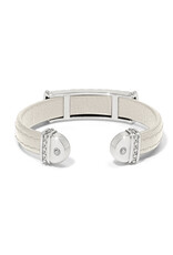 Brighton Brighton JF035A Mosaic Two Tone White Bar Cuff