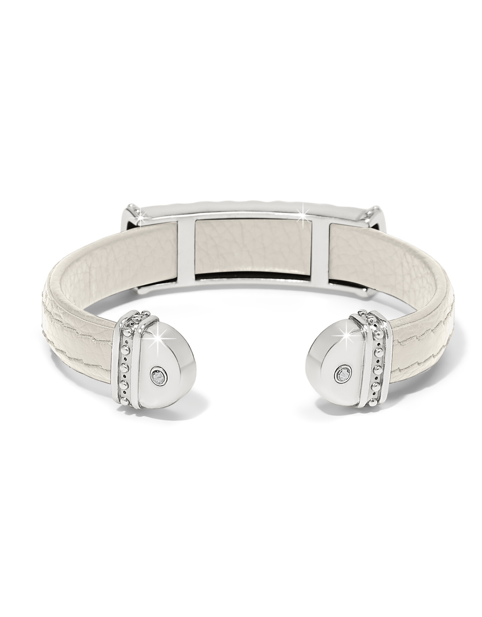 Brighton Brighton JF035A Mosaic Two Tone White Bar Cuff