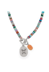 Brighton Brighton JM0029 Token Charm Mix Gemstone Necklace