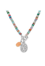 Brighton Brighton JM0029 Token Charm Mix Gemstone Necklace
