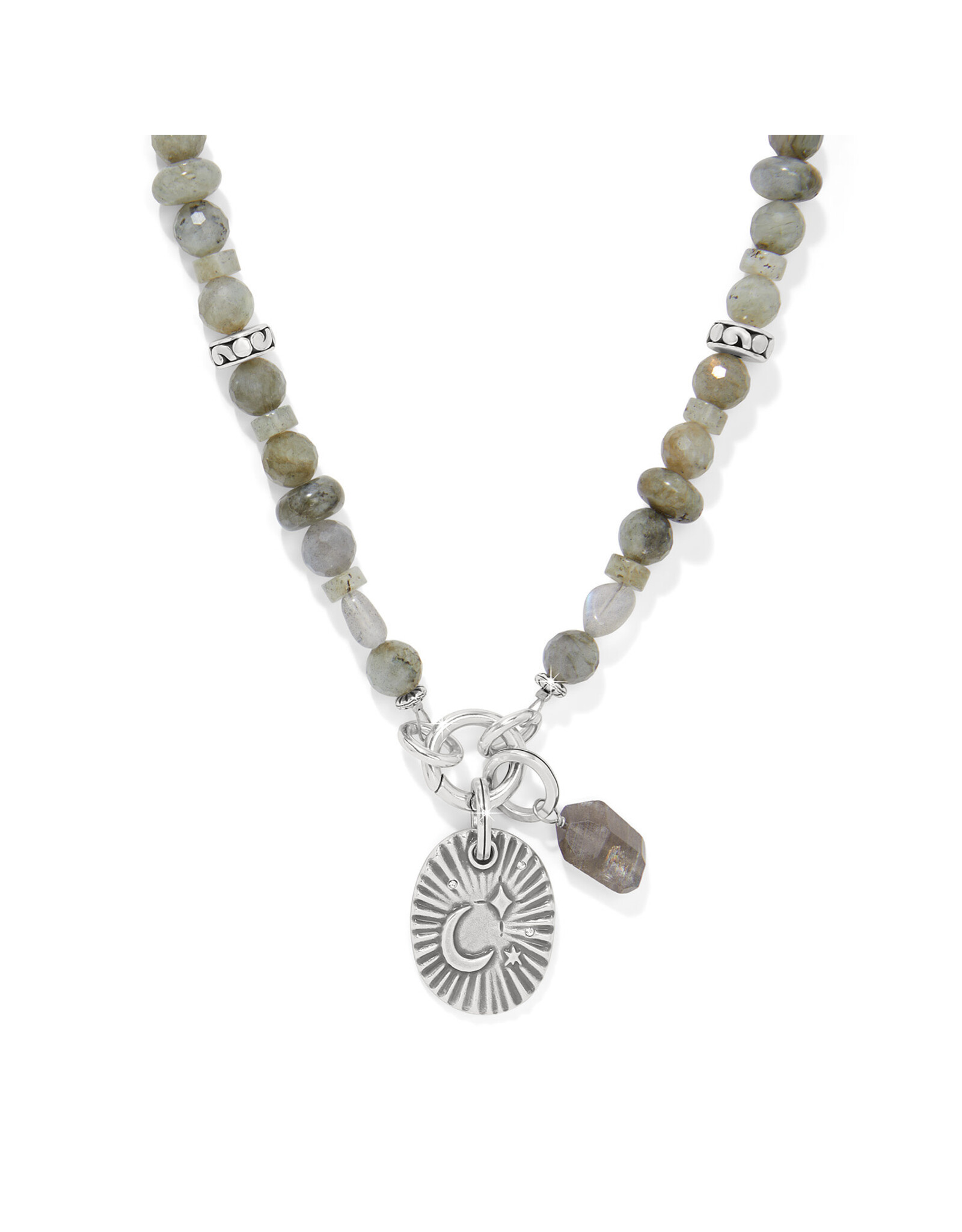 Brighton Brighton JM0031 Token Charm Labradorite Necklace
