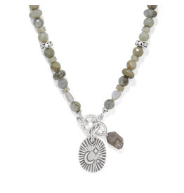 Brighton Brighton JM0031 Token Charm Labradorite Necklace
