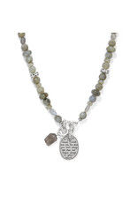 Brighton Brighton JM0031 Token Charm Labradorite Necklace