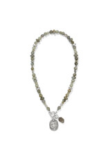 Brighton Brighton JM0031 Token Charm Labradorite Necklace