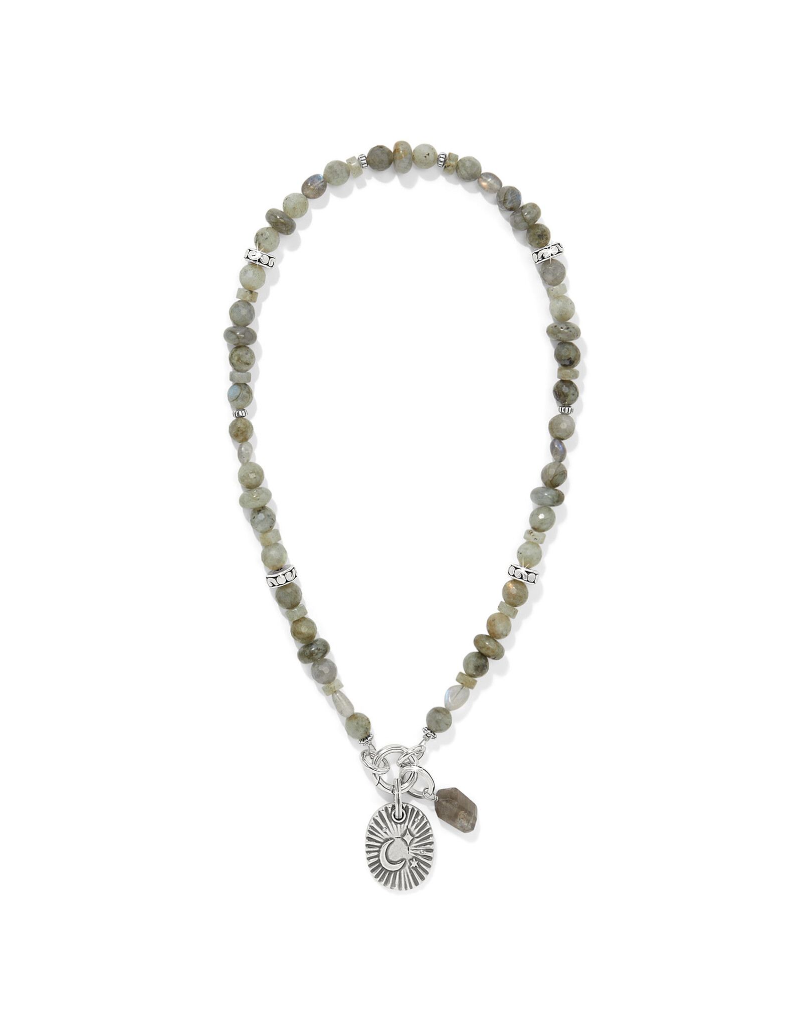Brighton Brighton JM0031 Token Charm Labradorite Necklace
