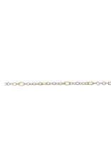 Waxing Poetic Waxing Poetic M12-20 Twisted  Link with Brass Rings Chain