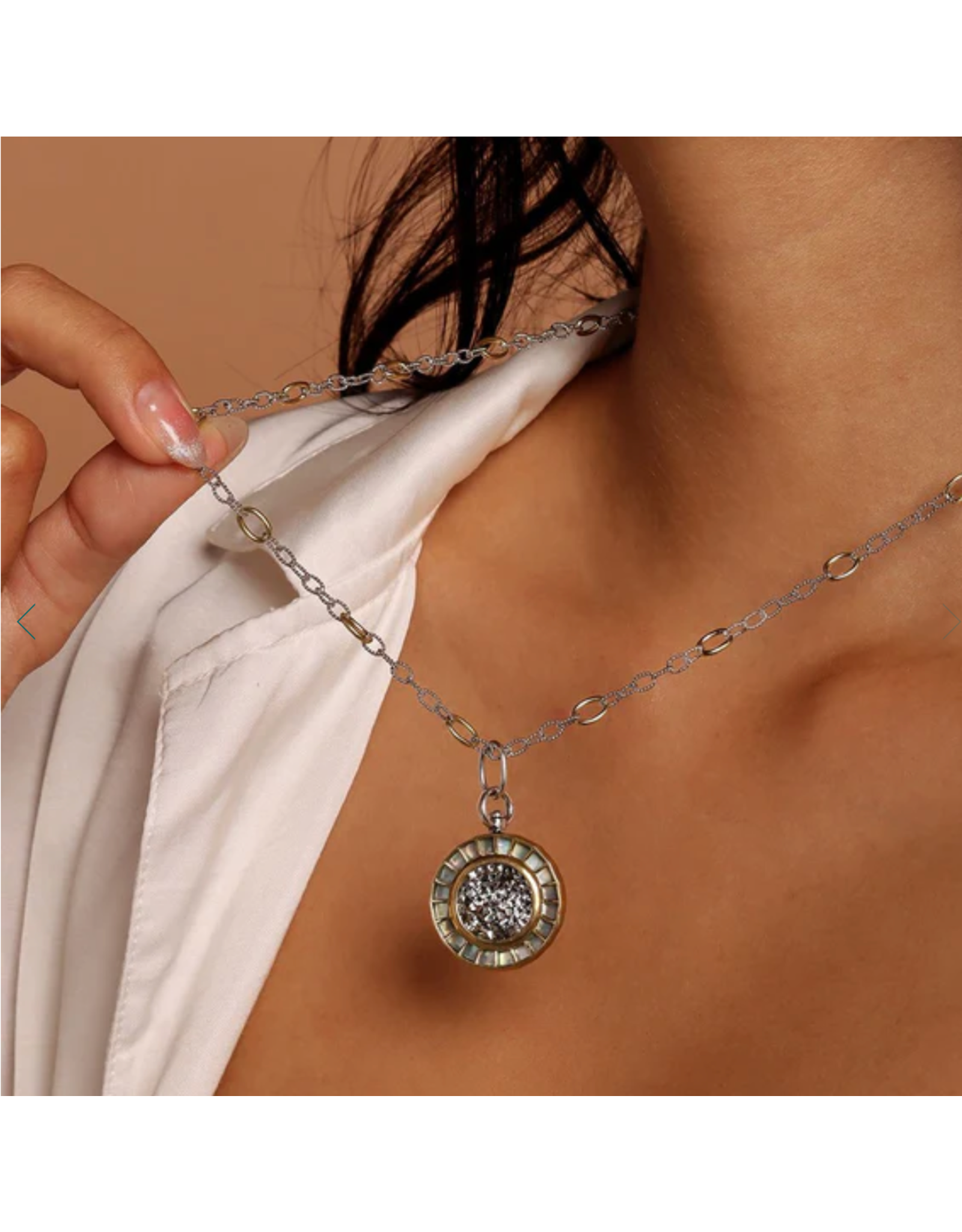 Waxing Poetic Waxing Poetic M12-20 Twisted  Link with Brass Rings Chain