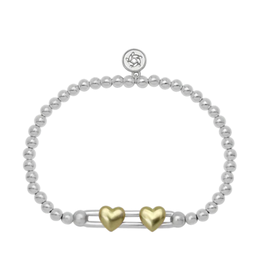 Waxing Poetic Waxing Poetic CN7MS-HRT Channel Collection Bracelet Heart