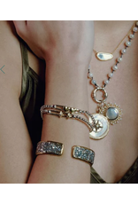 Waxing Poetic Waxing Poetic CN7MS-HRT Channel Collection Bracelet Heart Waxing Poetic Waxing Poetic CN7MS-HRT Channel Collection Bracelet Heart