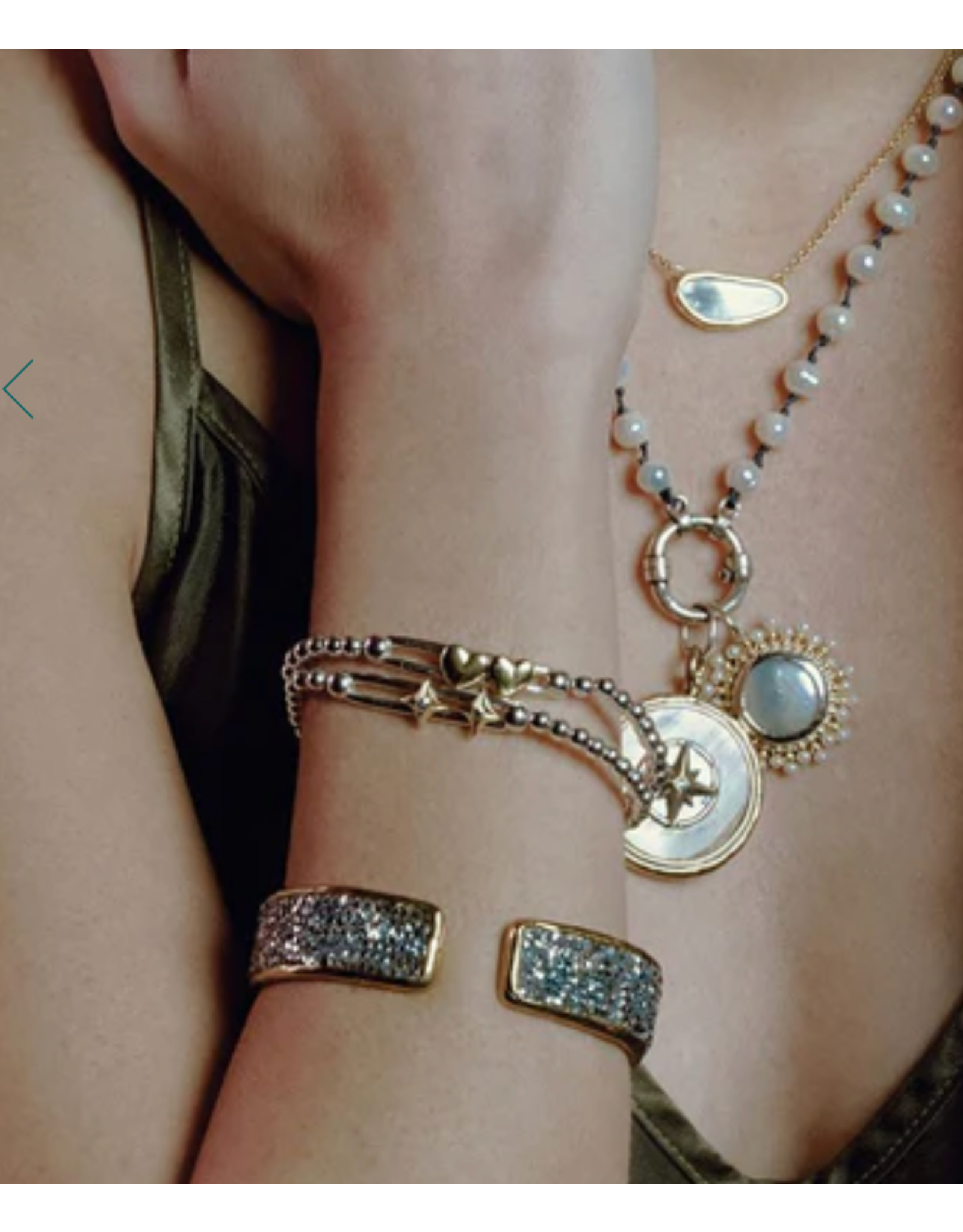 Waxing Poetic Waxing Poetic CN7MS-HRT Channel Collection Bracelet Heart