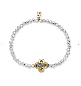 Waxing Poetic Waxing Poetic KLBC7MS-SML Kristal Life in Balance Stretch Bracelet Small