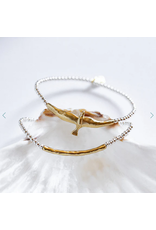 Waxing Poetic Waxing Poetic IMB7CCMS Integrity Bar Mini Ball Stretch Bracelet