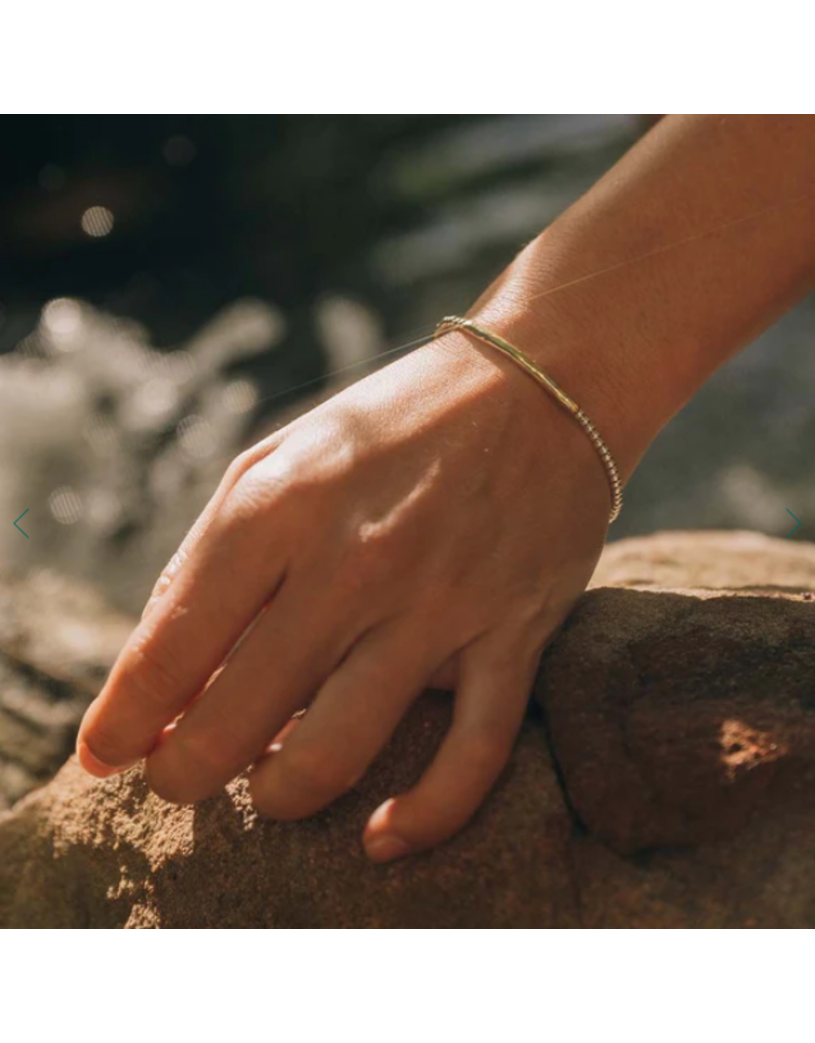Waxing Poetic Waxing Poetic IMB7CCMS Integrity Bar Mini Ball Stretch Bracelet