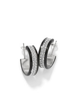 Brighton Brighton JA0058 Meridian Black Hoop Earrings