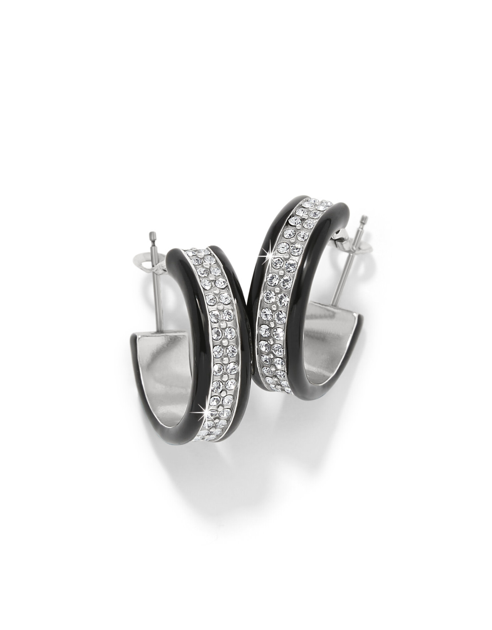 Brighton Brighton JA0058 Meridian Black Hoop Earrings