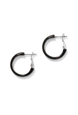 Brighton Brighton JA0058 Meridian Black Hoop Earrings