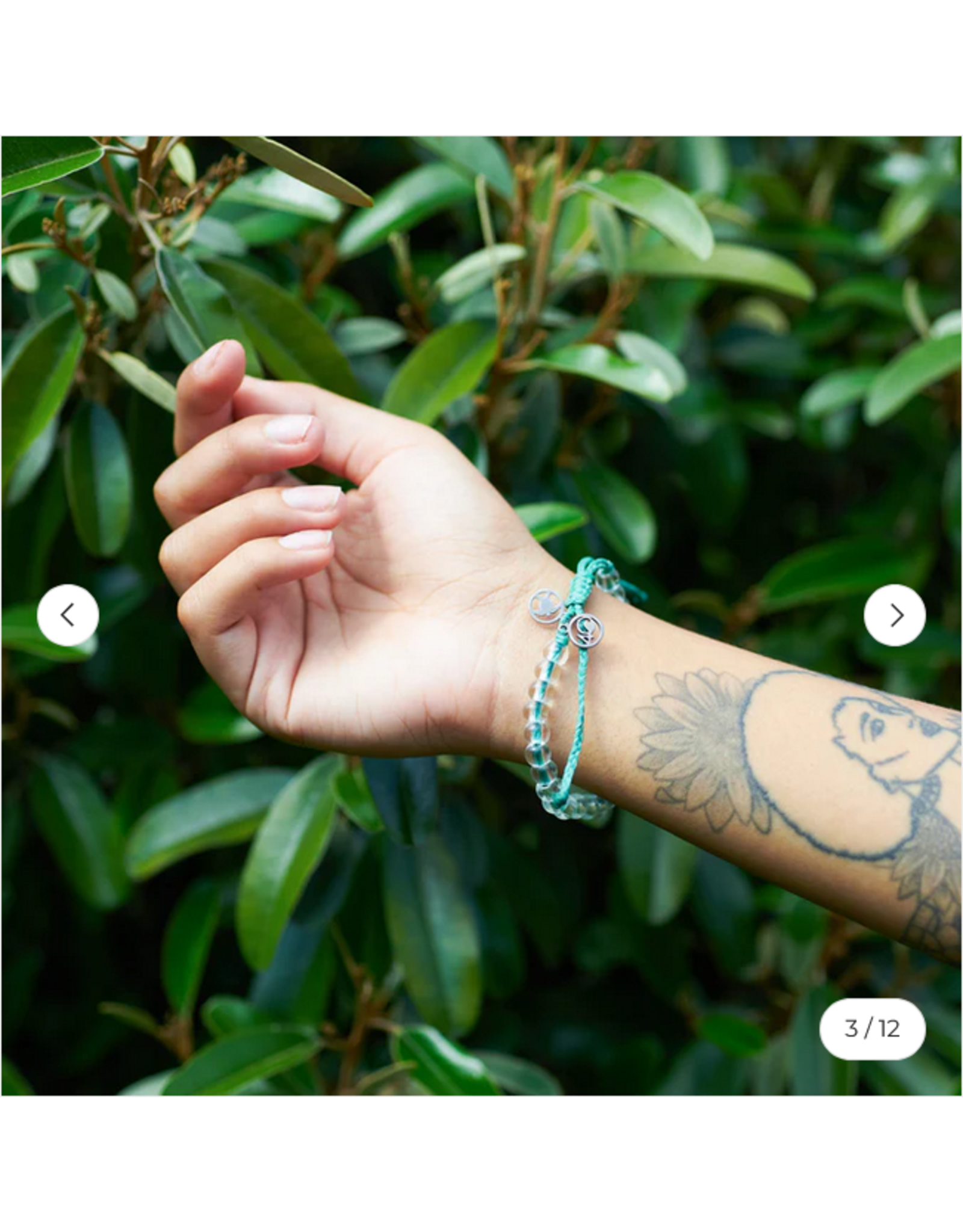 4Ocean 4Ocean PO18 Loggerhead Sea Turtle Beaded Bracelet