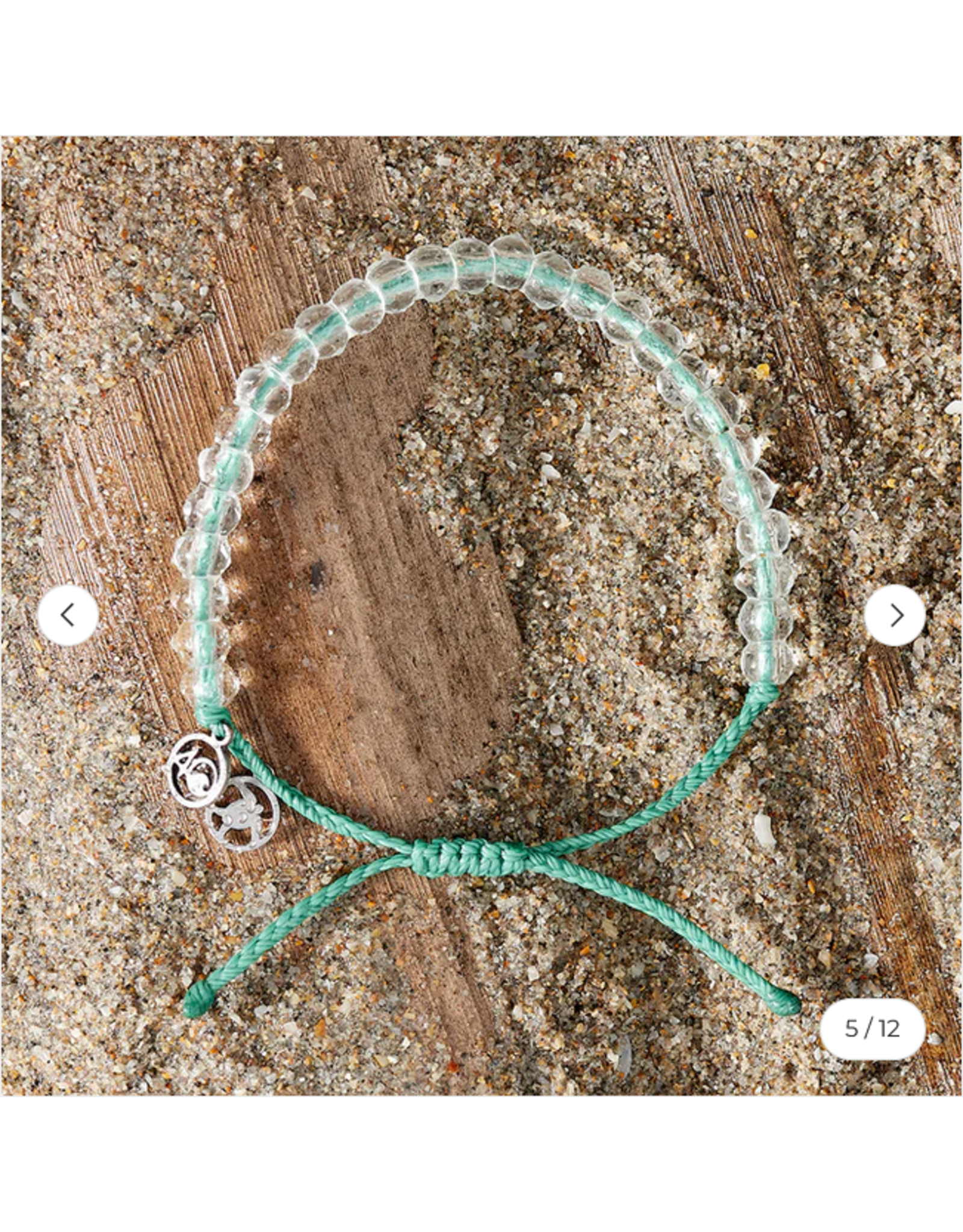 4Ocean 4Ocean PO18 Loggerhead Sea Turtle Beaded Bracelet