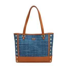 Hammitt Hammitt Anderson Revival Mosaic Denim/Brushed Gold