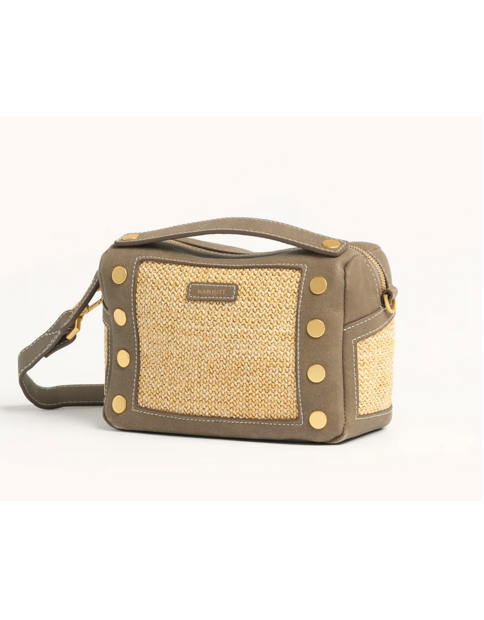 Hammitt Hammitt Evan Pewter Raffia Brushed Gold