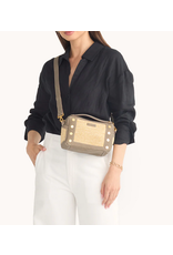 Hammitt Hammitt Evan Pewter Raffia Brushed Gold