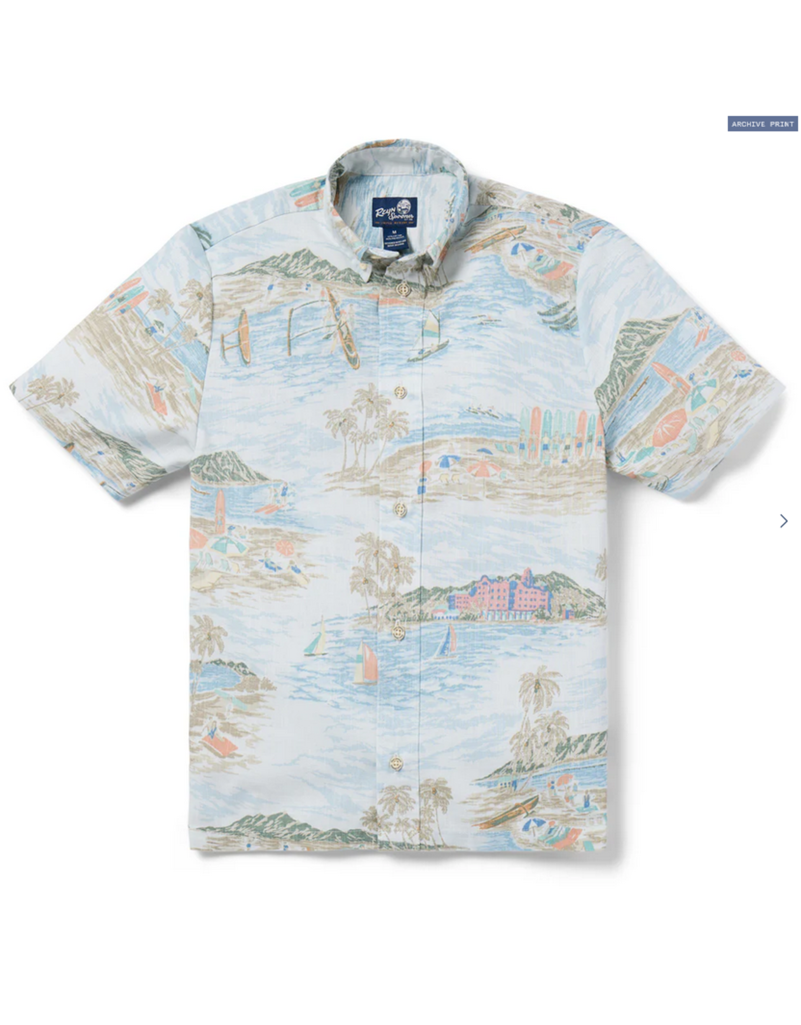 Reyn Spooner Reyn K661826025 Waikiki Nostalgia Kids Button Front Shirt
