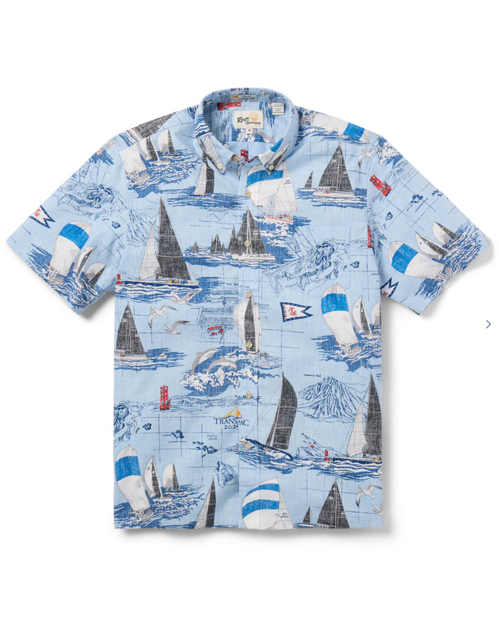 Reyn Spooner Reyn M662612525 Transpac 2025  Button Front Shirt
