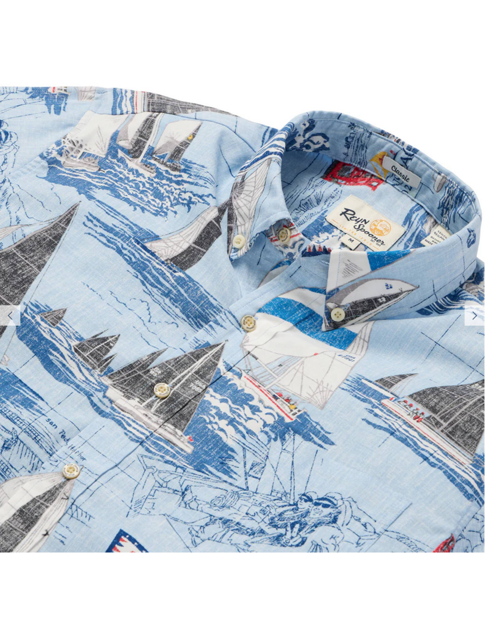 Reyn Spooner Reyn M662612525 Transpac 2025  Button Front Shirt