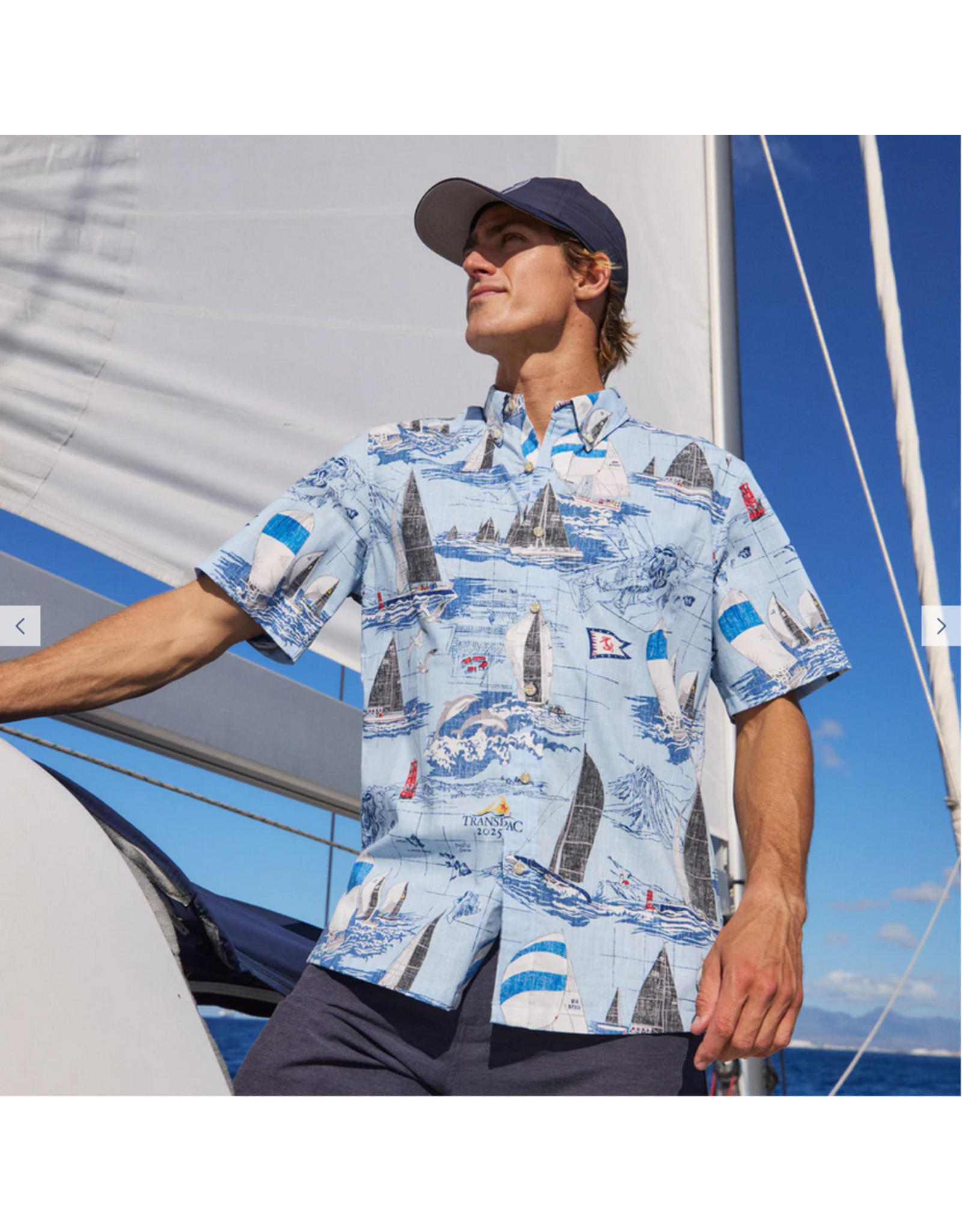 Reyn Spooner Reyn M662612525 Transpac 2025  Button Front Shirt