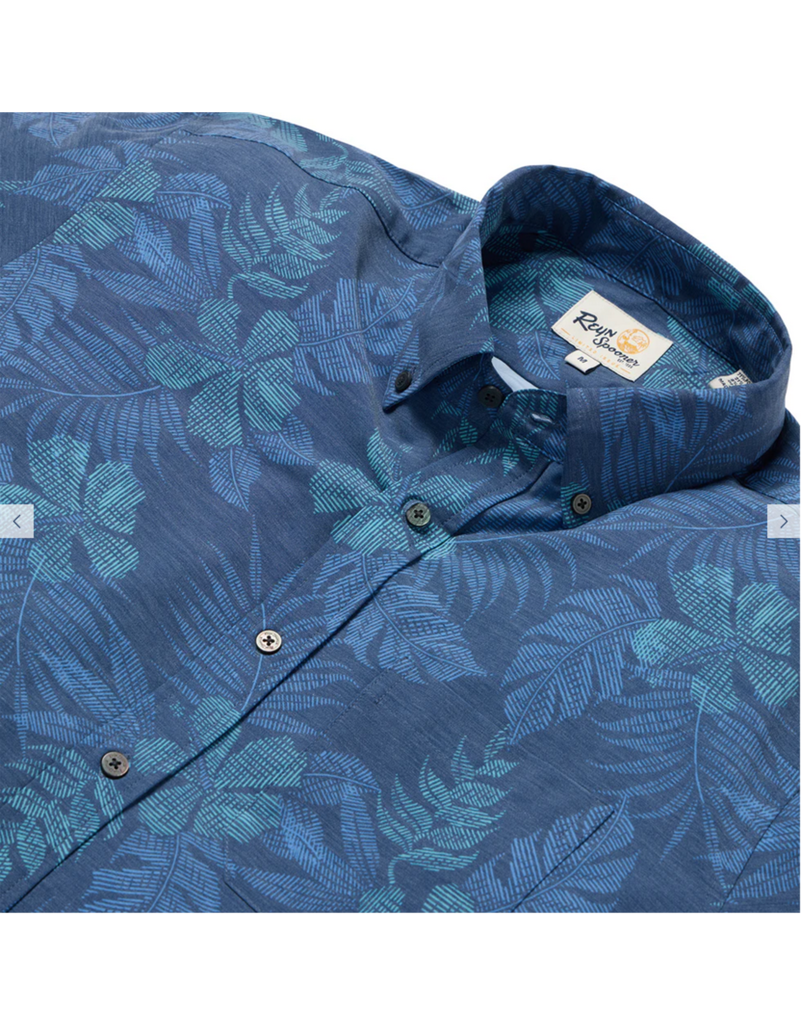 Reyn Spooner Reyn M664313125 Garden Blooms Button Front
