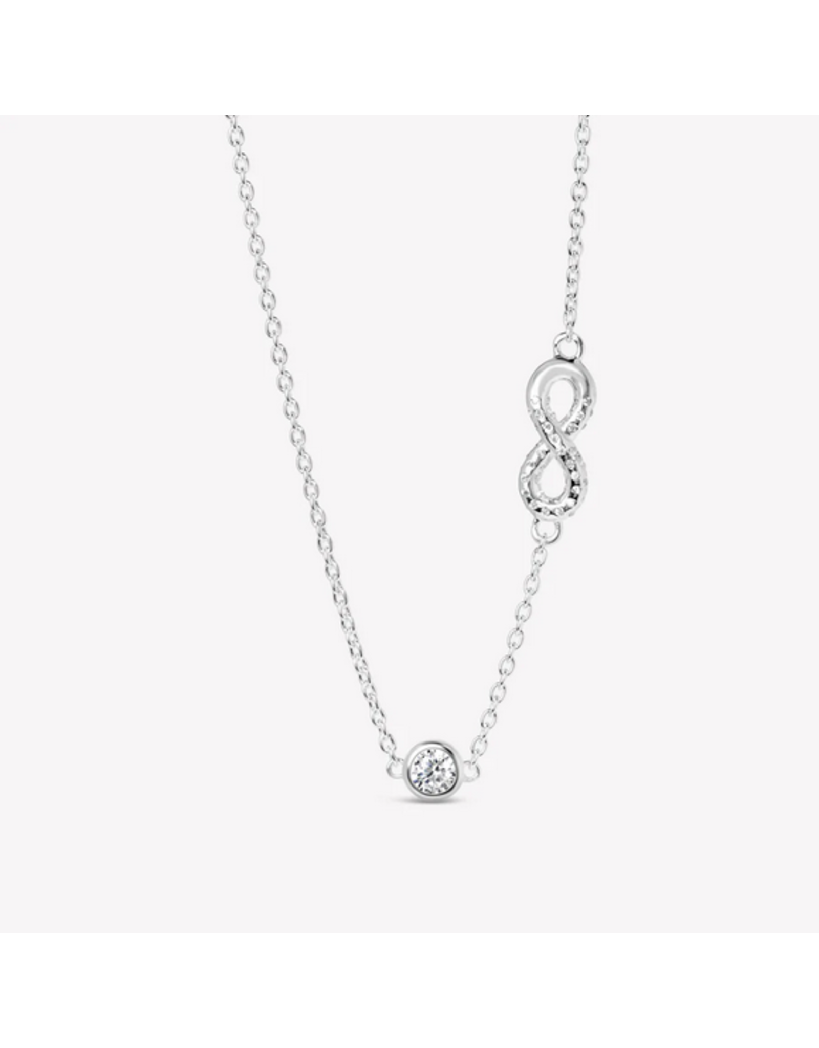 Rizen Rizen 390024SS-CZ infinite Hope Necklace Silver