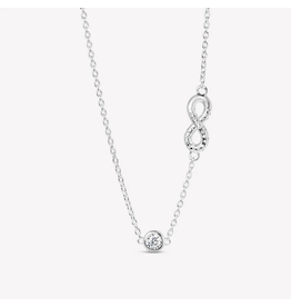 Rizen Rizen 390024SS-CZ infinite Hope Necklace Silver
