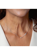 Rizen Rizen 390024SS-CZ infinite Hope Necklace Silver