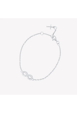 Rizen Rizen 590024SS-CZ-17  Infinite Hope Bracelet Silver