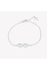 Rizen Rizen 590024SS-CZ-17  Infinite Hope Bracelet Silver