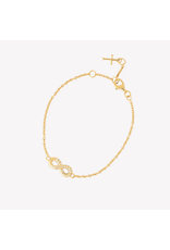 Rizen Rizen 590024GD-CZ Infinite Hope Bracelet Gold