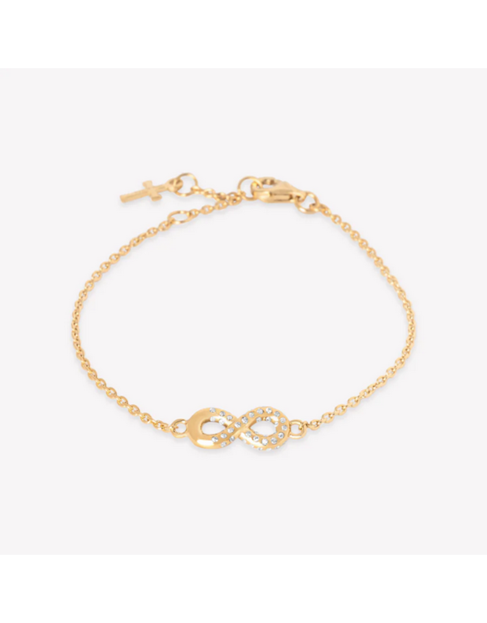 Rizen Rizen 590024GD-CZ Infinite Hope Bracelet Gold