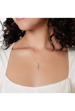 Rizen Rizen 390020SS-CZ Luminous Cross Pendant Silver