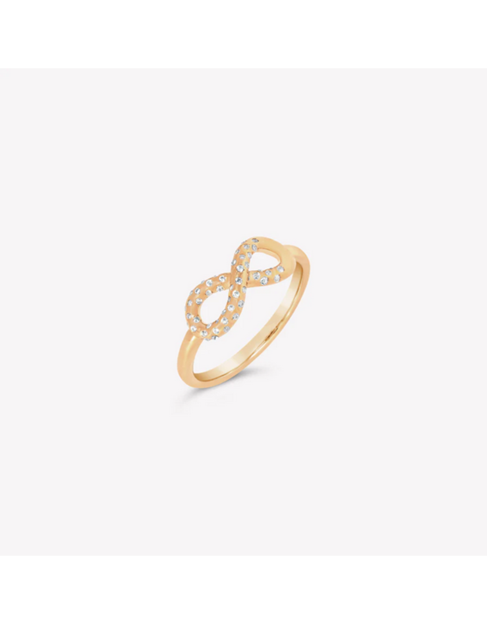 Rizen Rizen 190023GD-CZ Infinite Hope Statement Ring Gold