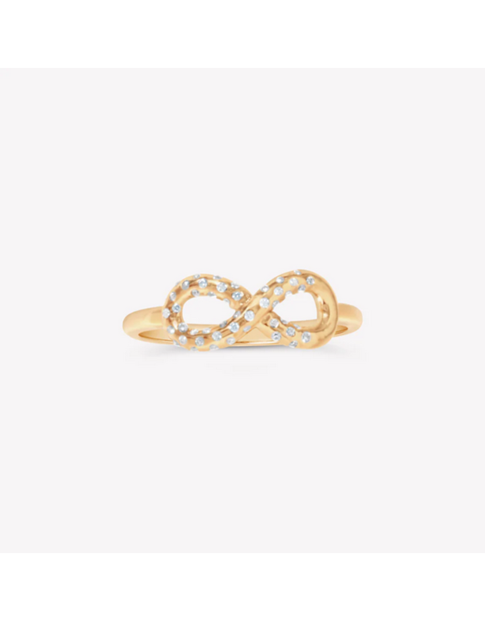 Rizen Rizen 190023GD-CZ Infinite Hope Statement Ring Gold